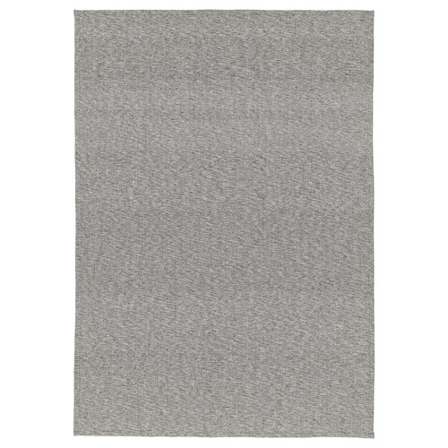 TIPHEDE Rug, flatwoven, grey, white, 155x220 cm