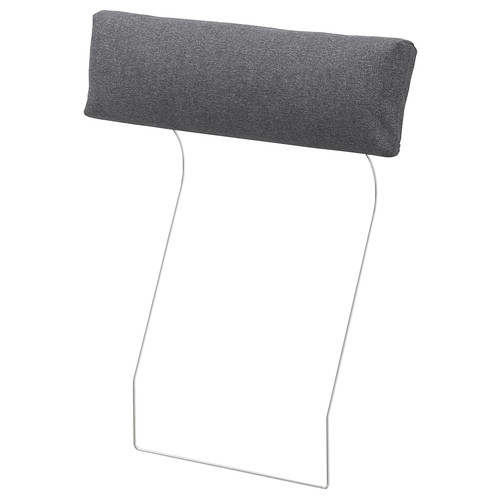 VIMLE Cover for headrest, Gunnared medium grey