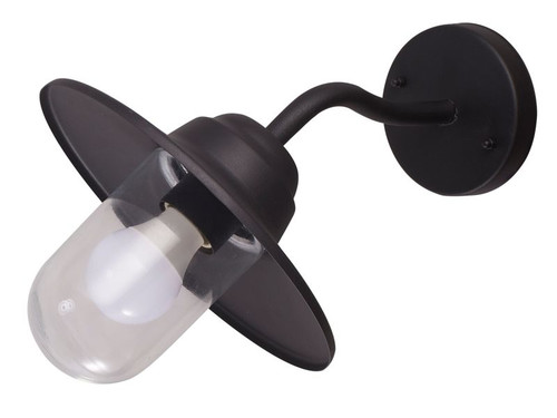 GoodHome Outdoor Wall Lamp Rimouski 1 x 60 W E27, black