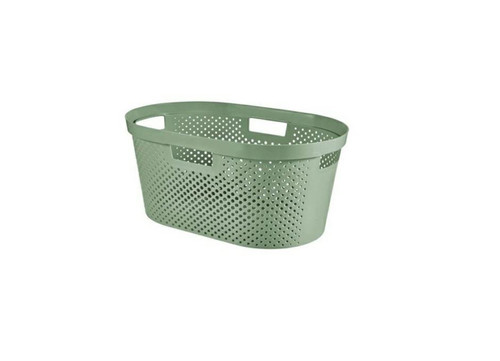 Curver Laundry Basket Recycled 40l, green