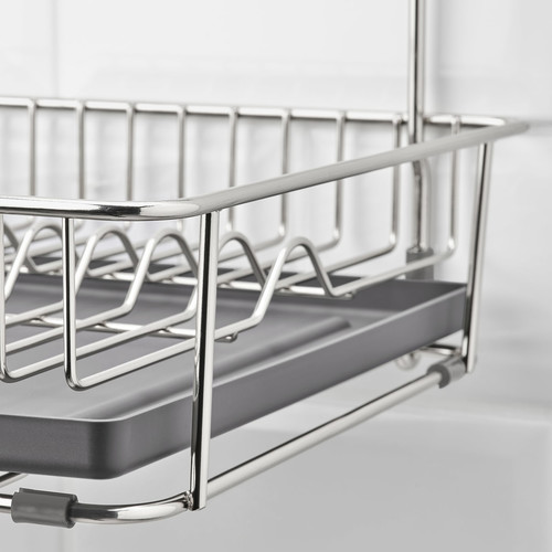 HULTARP Dish drainer, nickel-plated