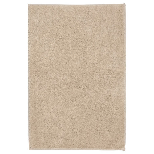 SÖDERSJÖN Bath mat, light beige, 50x80 cm