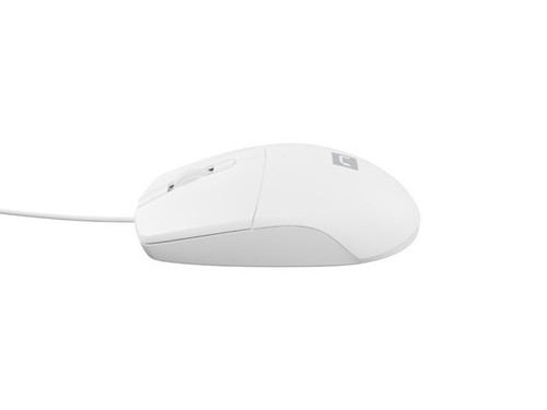 Natec Optical Wired Mouse Ruff 2 1000 DPI, white