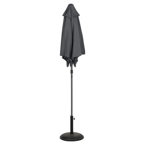 Garden Parasol Umbrella GoodHome Carambole 270 cm, grey