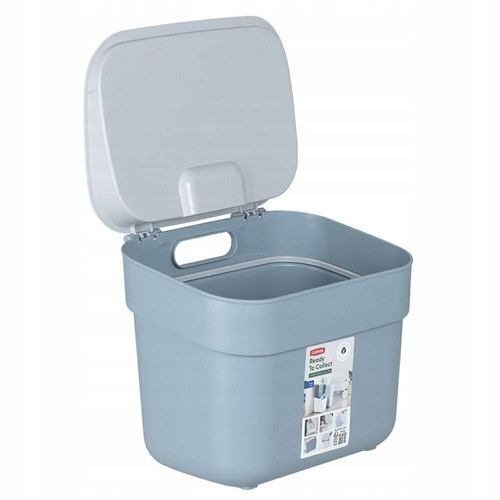 CURVER Waste Sorting Bin Ready to Collect 5l, blue-grey
