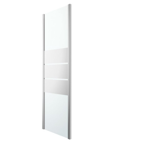 GoodHome Shower Panel Beloya 70 cm, chrome/mirror glass