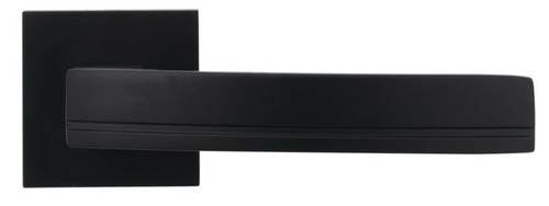 Door Handle Verso Barcelona Q, square rose, black