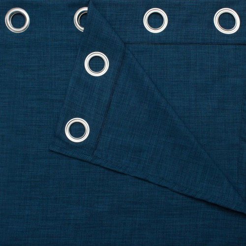 Curtain GoodHome Novan 140x260cm, dark blue