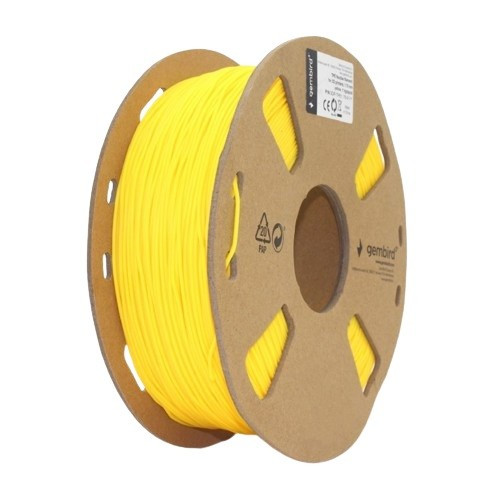 Gembird Filament for 3D Printer TPE 1.75mm 1kg, yellow