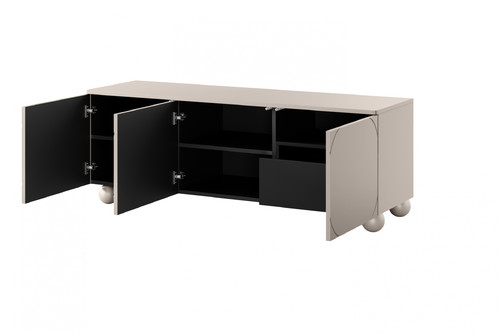 TV Cabinet Sonatia II 150 cm, with internal drawer, cashmere