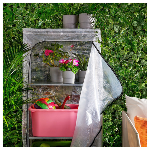 HYLLIS Cover, transparent, indoor/outdoor, 60x27x140 cm