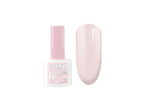 Hi Hybrid UV Gel Nail Polish Easy 3in1 Vegan no. 602 Pink Lemonade 5ml