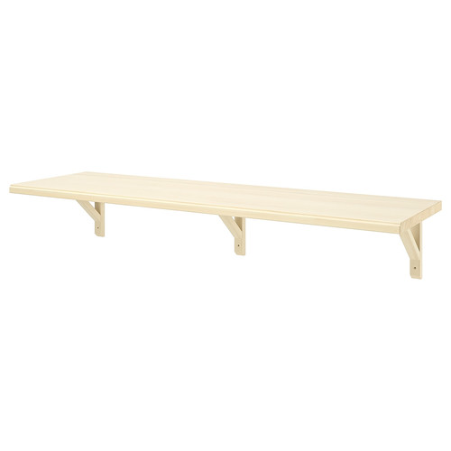 TRANHULT / SANDSHULT Wall shelf, aspen, 120x30 cm