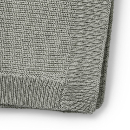 Elodie Details - Wool Knitted Blanket - Mineral Green