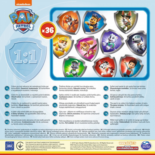 Trefl Memos Memo Game Paw Patrol 3+