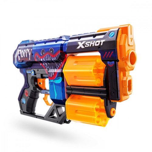 ZURU X-Shot Launcher Skins Dread 12 Darts Jumpscare 8+