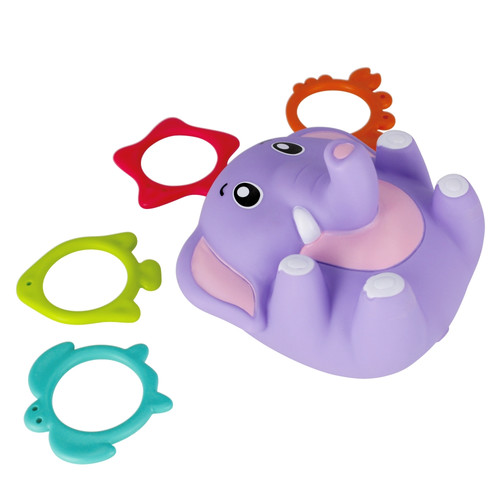 Bam Bam Bath Elephant with Rings 18m+