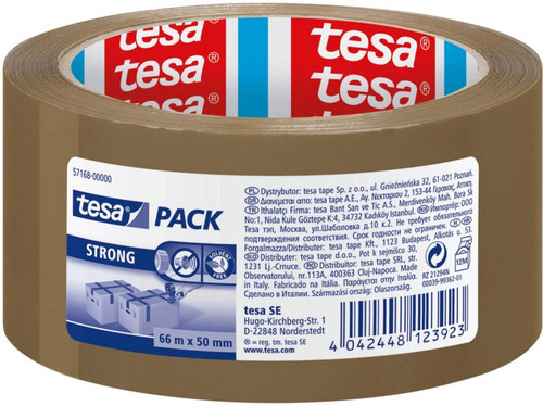 Tesa Carton Sealing Tape Strong 50 mm x 66 m, brown