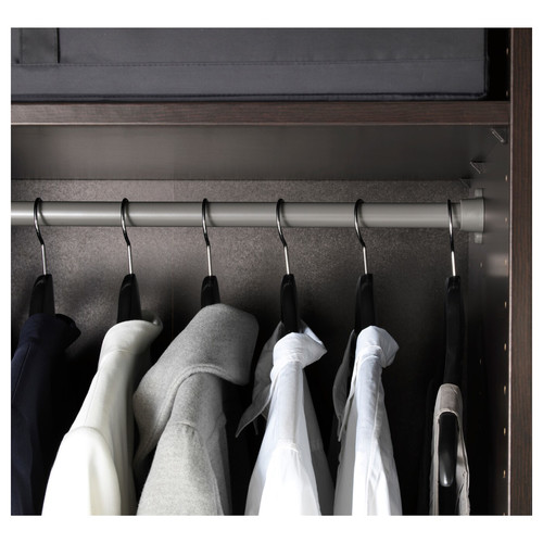 KOMPLEMENT Clothes rail, dark gray, 50 cm