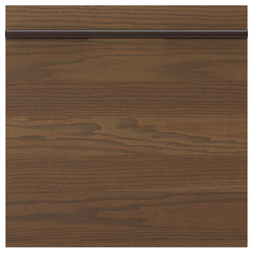 STENSTA Drawer front, dark brown ash veneer, 40x40 cm