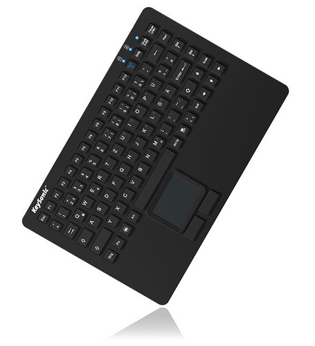 Keysonic Mini Wired Keyboard KSK-5230IN(US) Touchpad, IP68