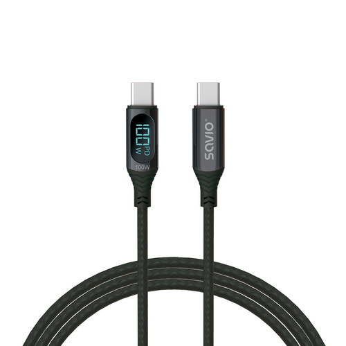 Savio Cable USB-C 100W CL-174