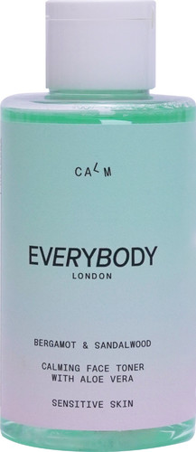 EVERYBODY Calm Face Toner Sensitive Skin Bergamot & Sandalwood 98% Natural 50ml