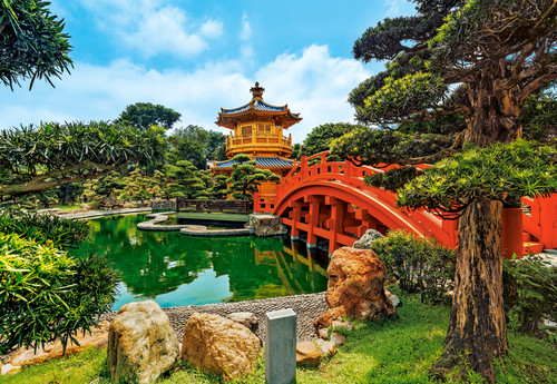 Castorland Jigsaw Puzzle Nan Lian Garden Hongkong 1000pcs