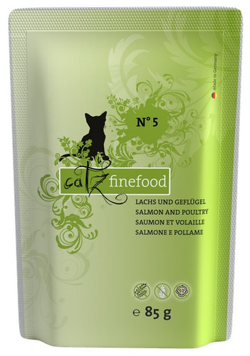 Catz Finefood Cat Food Salmon & Poultry N.05 85g