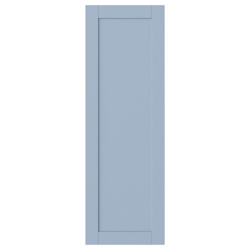 SANNIDAL Door with hinges, blue, 40x120 cm