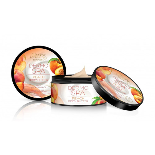 PURE ESSENCE Dermo Spa Body Butter with Macadamia Oil Peach 200ml