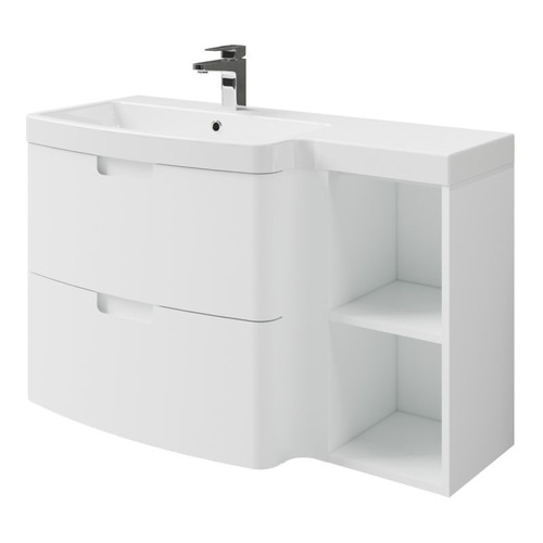 GoodHome Wash-Basin Himalia 105 x 45 cm, left