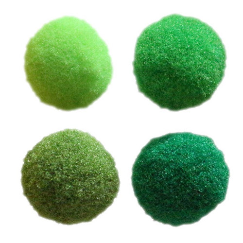 Pompoms 10mm 120pcs, green