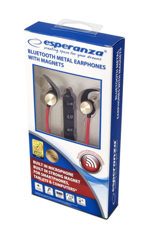 Esperanza In-ear Bluetooth Metal Headphones Earphones