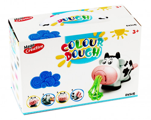 Mega Creative Colour Dough Cow Playset with Modelling Compound 3+