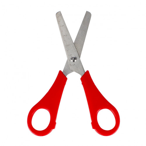 School Scissors 13cm, left-handed, 1pc, assorted colours