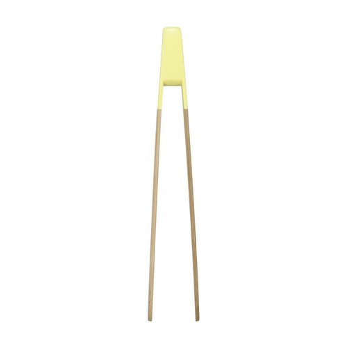 Magnetic Bamboo Tongs, yellow