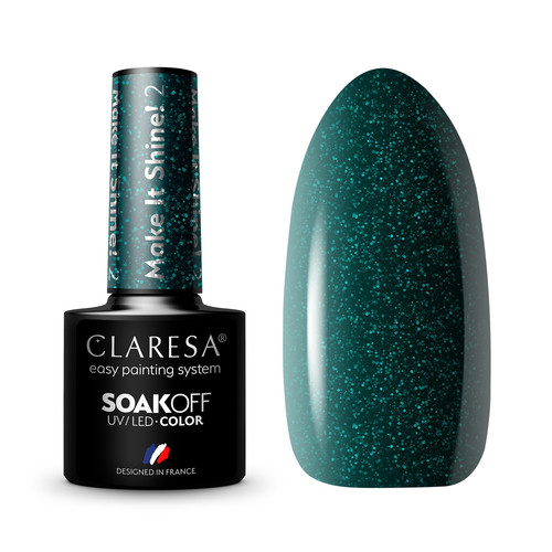 CLARESA MAKE IT SHINE! 2 Hybrid Nail Polish 5g