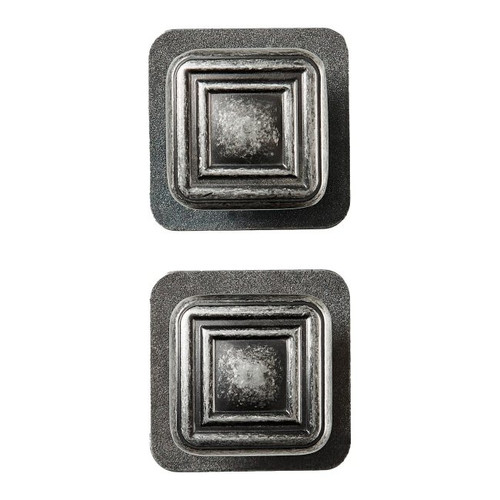 GoodHome Cabinet Knob Handle Pindur, tin, 2 pack