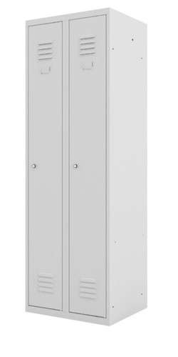 Steel Clothes Cupboard Stahl 180x60x50cm