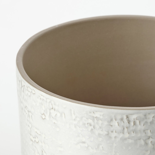 CHIAFRÖN Plant pot, in/outdoor white, 15 cm