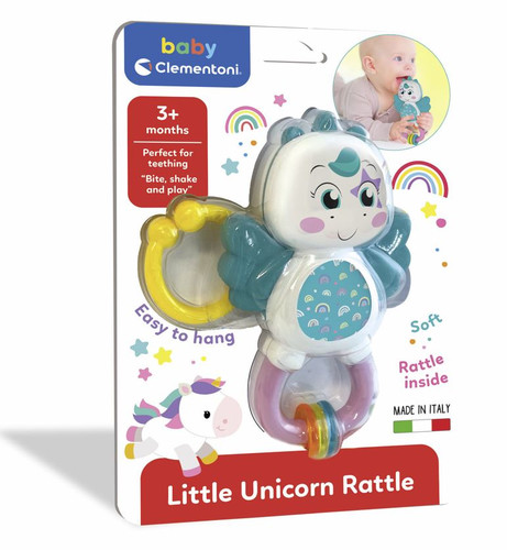 Clementoni Baby Little Unicorn Rattle 3m+