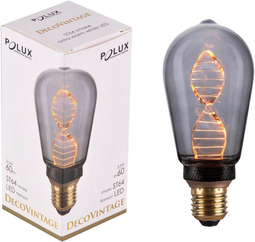 LED Bulb Decorative ST64 E27 60lm smoke