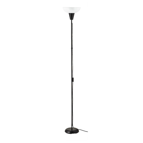 TÅGARP Floor uplighter, black, white