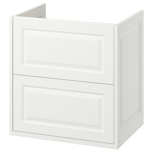 TÄNNFORSEN Wash-stand with drawers, white, 60x48x63 cm