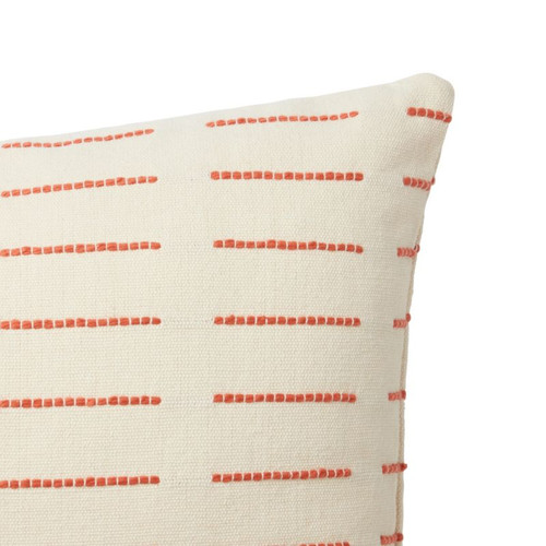 Cushion Denia 50x70cm, off-white/mango