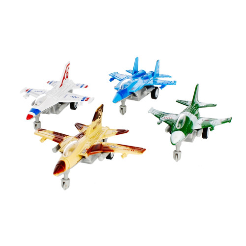 Metal Plane, 1pc, assorted colours, 3+