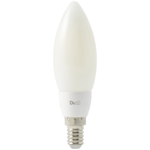 Diall LED Bulb C35 E14 650lm 4000K