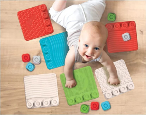 Clementoni Baby Clemmy Sensory Mat Touch, Crawl & Play 6m+