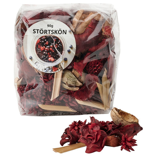 STÖRTSKÖN Scented potpourri, Berries/red, 90 g